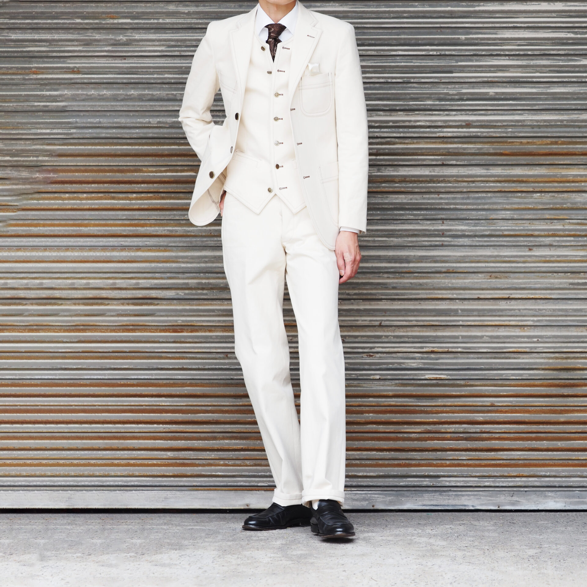 okayama denim suit (1)